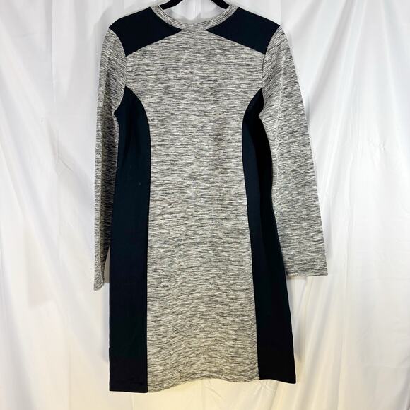 Athleta Cooldown Sweatshirt Dress Charcoal Heather Gray Size M - Picture 4 of 5